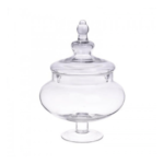 Πομπονιέρα γυάλινη handmade