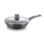 Τηγάνι βαθύ με ένα χέρι με επίστρωση πέτρας