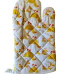 Γάντι κουζίνας χρώματος κίτρινο