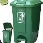 Πλαστικός κάδος με πετάλι