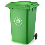 Πλαστικός κάδος πράσινος